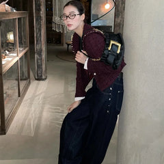 Ruched Microfiber Baguette Shoulder Bag – Black, Ivory & Blush Pink