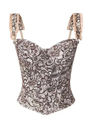 Vintage Lace Bustier Corset Top