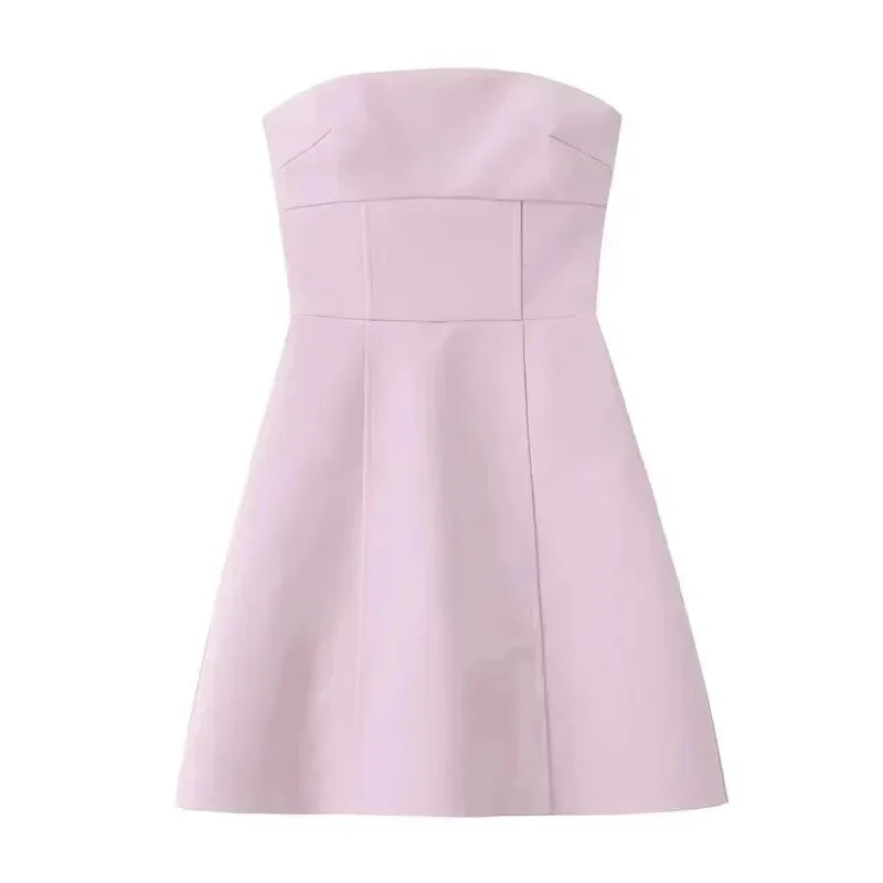 Above knee pink bow dress perfect for playful party outfits