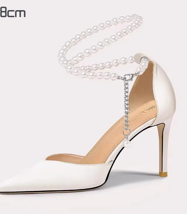 Bridal pearl occasion sandals for women designed for chic summer looks