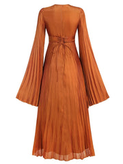 The back view of the dress, showing the seamless design.