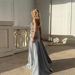 Elegant strapless gown perfect for weddings or cocktail parties