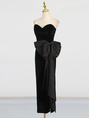 Empire waist formal party dress with velvet texture