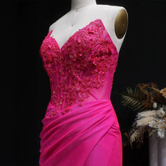 Mermaid silhouette formal gown with satin finish and refined detailing