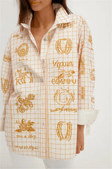 Gallery inspired broadcloth shirt perfect for creative summer outfits