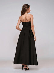Glamorous clubwear gown for middle-aged women
