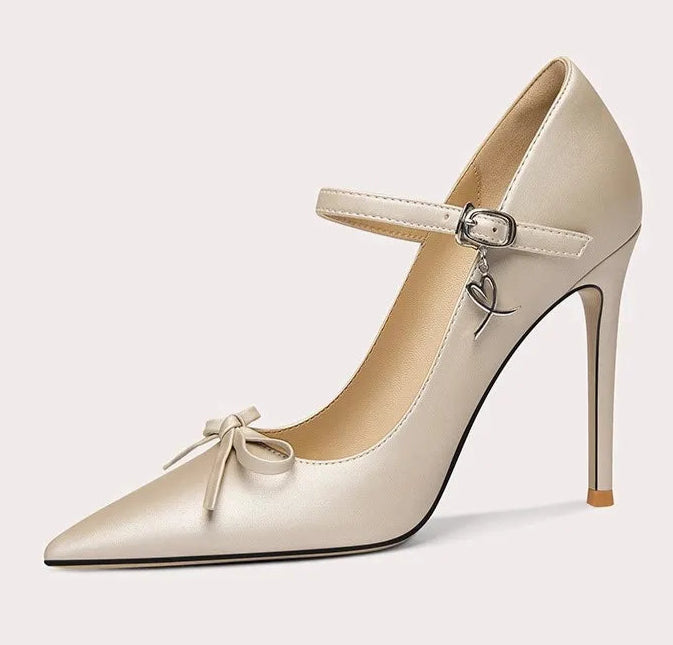 Handmade silk-textured bridal pumps for women