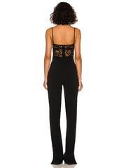 Elegant sleek silhouette jumpsuit for celebrity events