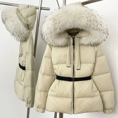 Women’s winter puffer with soft insulating structure