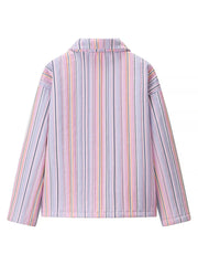 Lightweight striped jacket perfect for seasonal layering