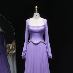 Close view of beading and sequin accents along square neckline