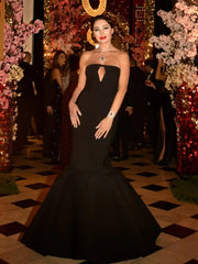 Sexy clubwear gown for middle-aged women