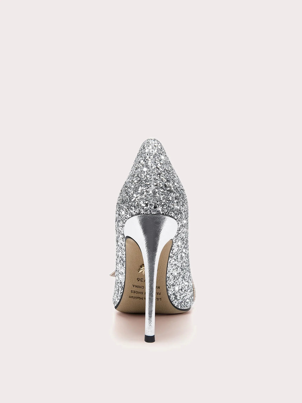 Luxury glitter wedding stiletto pumps made for special occasions