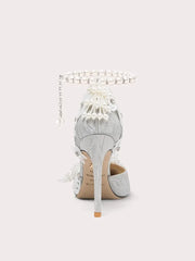 Luxury ivory wedding shoes designed for photo-ready celebrations