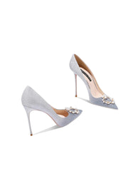 Luxury pearl event shoes for women’s formal occasions