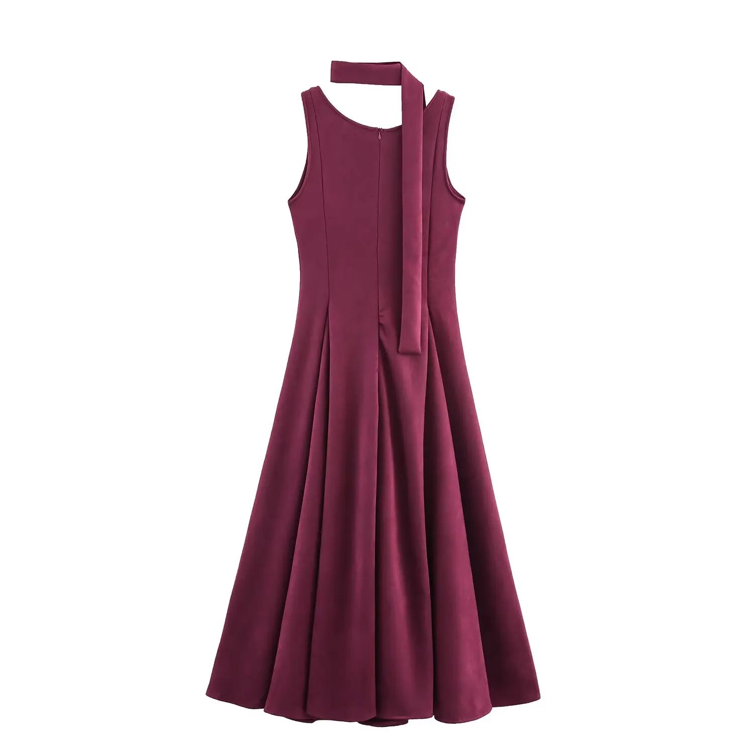 Maroon velvet midi dress styled for autumn princess parties
