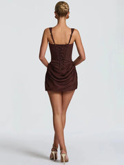 Open back club dress ideal for bold holiday fashion