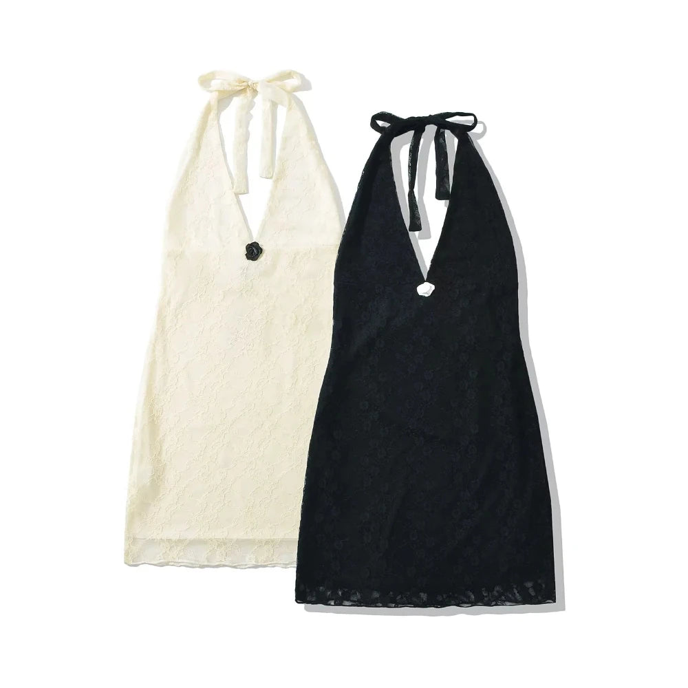 Backless lace sheath dress for date nights and evening events