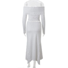 Romantic polka dot outfit perfect for spring and summer travel