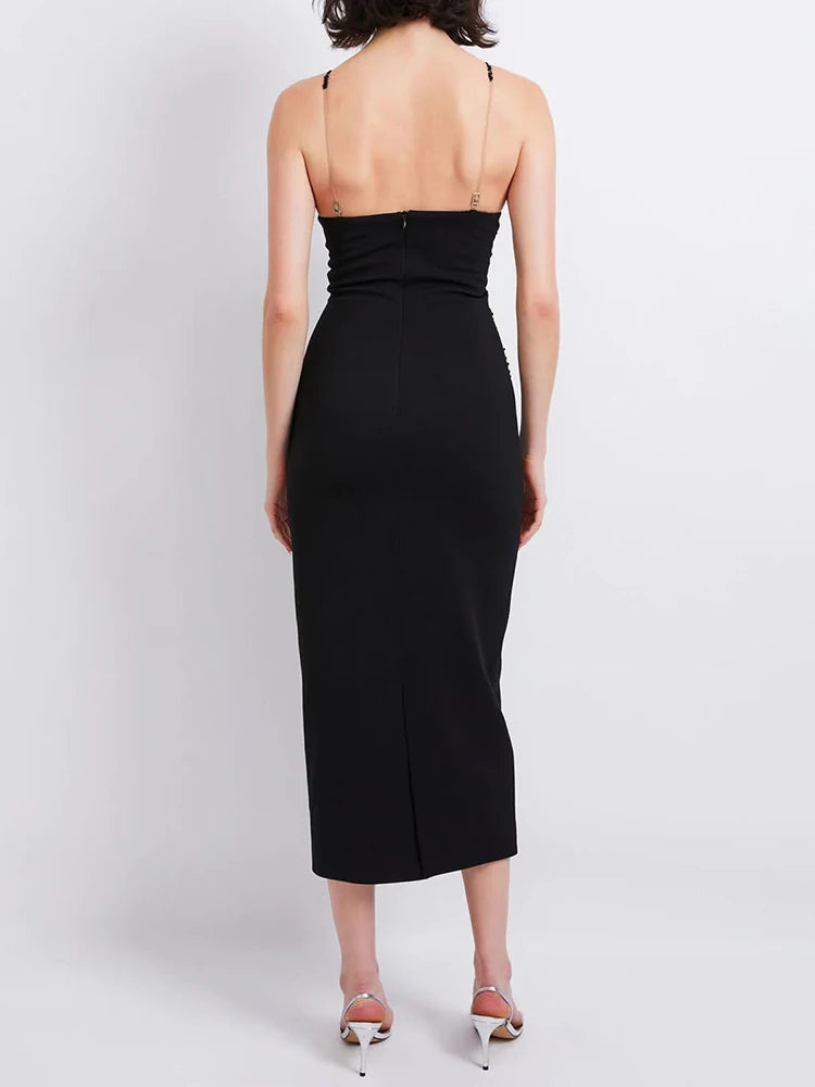 Sleeveless sleek bodycon dress for cocktail and club parties