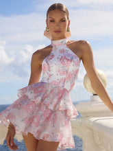 Romantic sleeveless summer banquet party dress