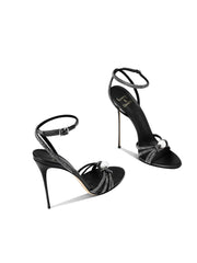 Sparkling high heel party sandals designed for fashion-forward women