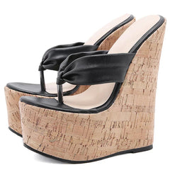 The stylish heeled sandals showing the comfortable and chic design.