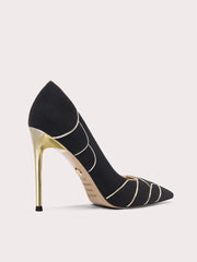 Elegant suede stiletto heels for weddings and parties