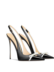 Elegant banquet high heels with buckle strap