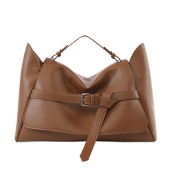 Versatile large handbag styled for spring, travel, and errands