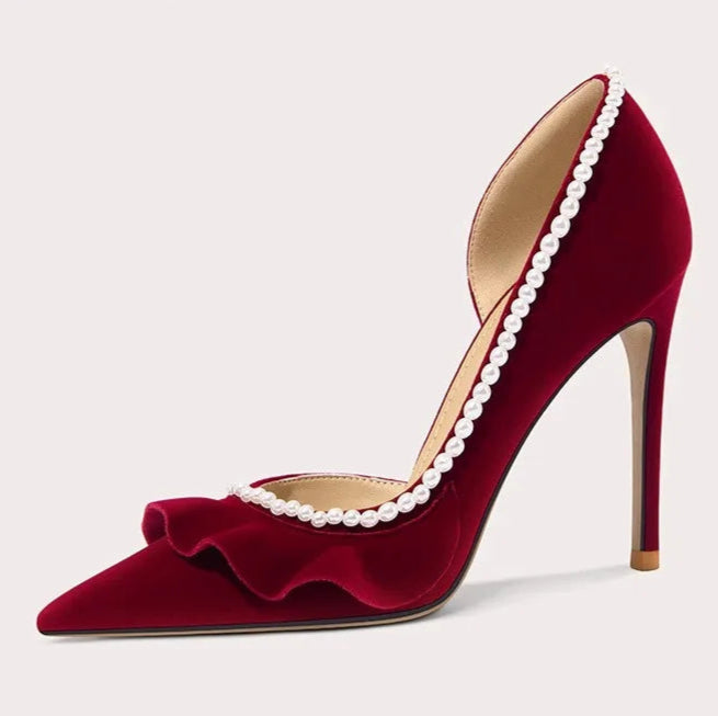 Elegant platform stiletto heels for weddings