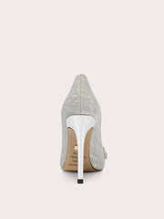 Elegant sequin stilettos with slim heel and sparkle finish