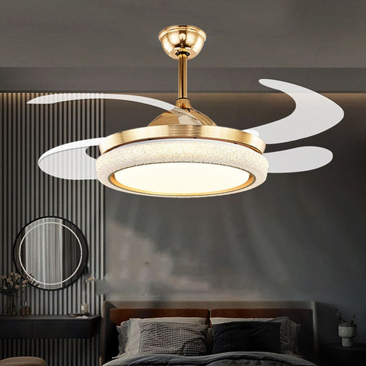42inch Invisible Ceiling Fan with LED Lamp Variable DC Motor 