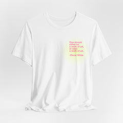 Oscar Wilde Quote Unisex Jersey Tee