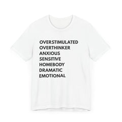 Emotional Overthinker Jersey Shirt