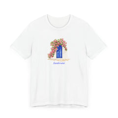 Santorini Floral Graphic Tee