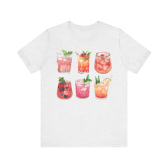 Colorful Cocktail Art Tee