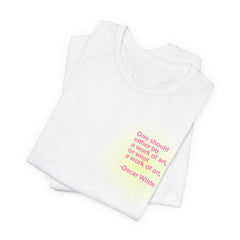 Oscar Wilde Quote Unisex Jersey Tee