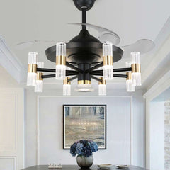 42 Inch Minimalist Ceiling Ventilator Chandelier Fan Lamp 