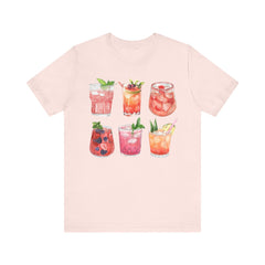 Colorful Cocktail Art Tee