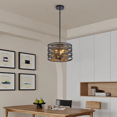  Rustic Nest Industrial Pendant Light.