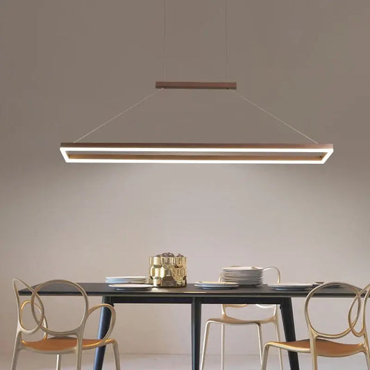 Modern Gold/Coffee Minimalist Hanging Pendant Lights for Dining Room and Kitchen