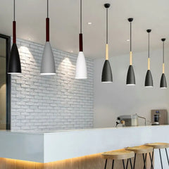 E27 Bar Pendant Lights For Café or Restaurant - Golden Atelier