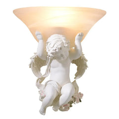 European art resin Wall lamps led lamps Living room decoration beige angel wall lamp E27 led lusters lighting wall light Z30 Golden Atelier 2