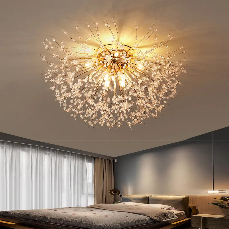 Nordic Modern Led Firefly Chandelier Ceiling Lamps. Golden Atelier 1