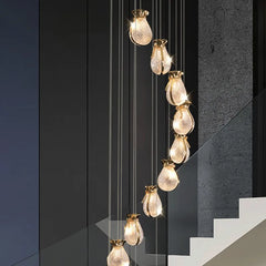 Creative High Rise Staircase Long Pendant Lights