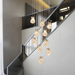 Creative High Rise Staircase Long Pendant Lights