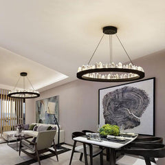 Modern Crystal Hanging LED Chandelier