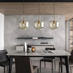 Hanging Loft  Glass Luster Pendant Lights Fixtures E27/E26 Base  Golden Atelier 2