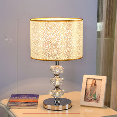 Crystal Gold Silver Pvc Shade Led Table Lamp Decoration Lights . Golden Atelier 2